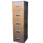Wood Shannon 5 Drawer Sperated